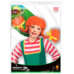 Dětská paruka Pippi